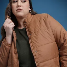The Roadster Life Co. Plus Size Padded Jacket-36