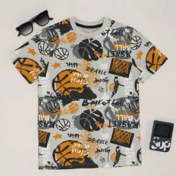 Pantaloons Junior Boys Grey T-Shirt-image-79
