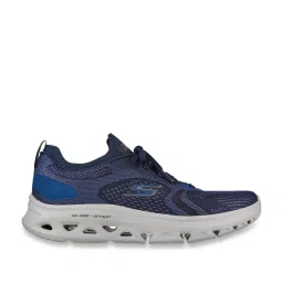 Skechers Men's GO RUN GLIDE-STEP FLEX-RADAR Navy Running Shoes image 1