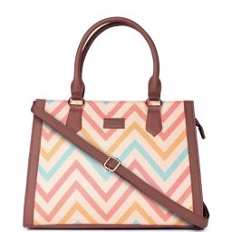 ZOUK Wave Beach Classic Multicolor Printed Medium Handbag image 1