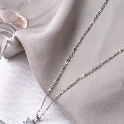 Joker & Witch Zelda Rhinestone Silver Princess Necklaces-27