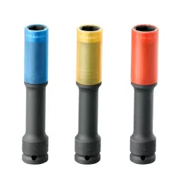 FACOM Reinforced Extra Long Impact Sockets 12.7 mm (1/2 Inch) Drive 200 mm, NSI.3EL (Set of 3)-54