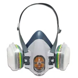 SSWW V-900 + V-7900 Half Face Mask Thermoplastic Elastomers Free Size Grey-image-8