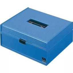 Kokuyo 202x168x86 mm R-ABS Blue Large Plastic Stamp Box, IB-12N-image-59