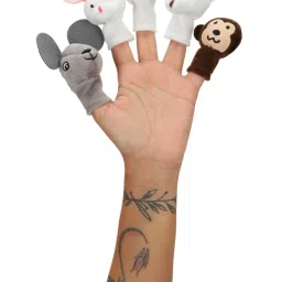 Allen Solly Multicolor Finger Puppet - Set of 5 image 2