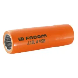 FACOM 3/8 inch Square Drive 1000 V Insulated Bi/Hex Socket 17 mm, J.17LAVSE-12