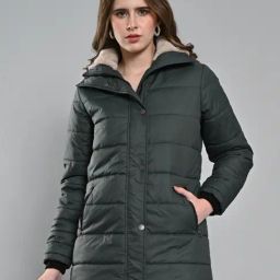 Izel Green Regular Fit Jacket-image-39