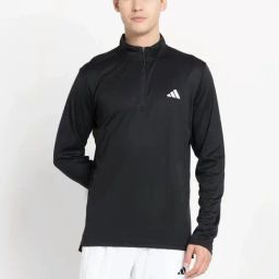 Adidas Black Regular Fit Sweatshirt-image-58