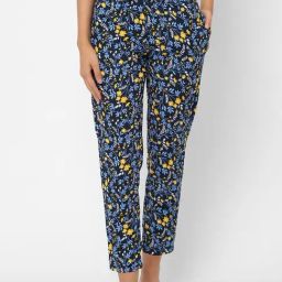 Urban Scottish Blue Printed Lounge Pants-image-92
