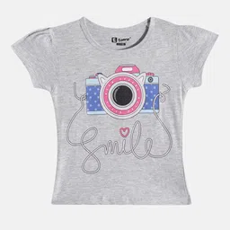 Eteenz Girls Printed Premium Cotton Top-image-17
