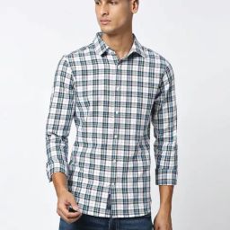 Being Human Multicolor Slim Fit Check Shirt-image-9