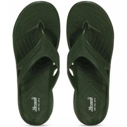 Paragon Men's Olive Green Flip Flops-image-7