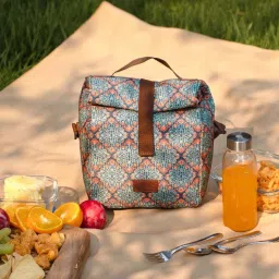 ZOUK Green Printed Handbag image 1