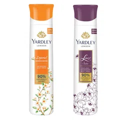 YARDLEY LONDON Women Set Of 2 Lace Satin & Sandal Wood Body Spray 200 ml Each-16