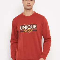 Duke Rust Regular Fit Printed Sweatshirt image 1