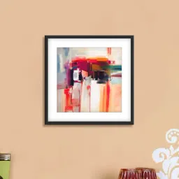 999store Multicolor Abstract Pattern Poster-0