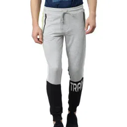 ALCIS Grey Cotton Joggers-image-94