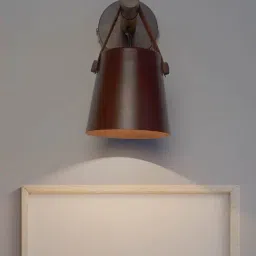 FOS LIGHTING Brown Stainless Steel Wall Lamp - Set of 1-image-29
