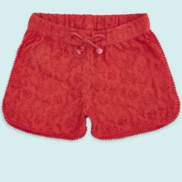 Pantaloons Junior Red Cotton Regular Fit Shorts-image-46