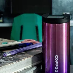 Goodhomes Red Stainless Steel Insulated Vacuum Coffee Bottle (0.38 L)-41
