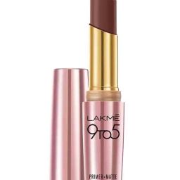 Lakme 9TO5 Primer & Matte Lip Color Brown Walnut - 3.6 gm-image-75