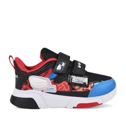 Campus Kids Black & Red Velcro Shoes-image-47