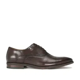 Louis Philippe Men's Brown Oxford Shoes-image-61