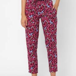 Urban Scottish Pink & Maroon Printed Lounge Pants-picture-28