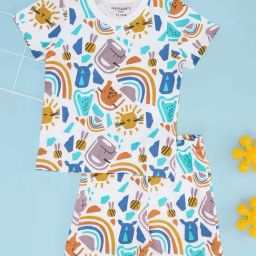 Pantaloons Baby Boys Multicolor Cotton Printed Clothing Sets-image-25