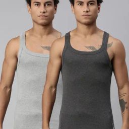 Levi's Multi Cotton Regular Fit Vest - Pack Of 2-picture-39