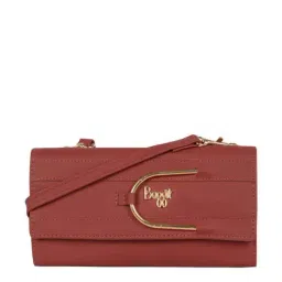 Baggit Red Solid Wallet for Women-69