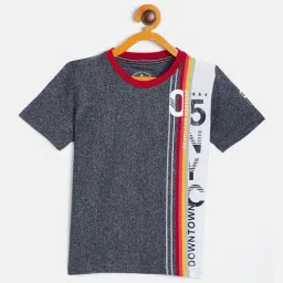 Duke Kids Dark Grey Printed T-Shirt-image-74