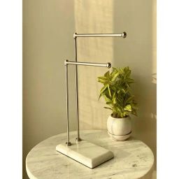 Mason Home Melrose Silver Steel Hand Towel Stand-image-99