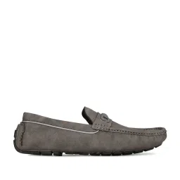 Bata Men's MERCURY NEW Grey Loafers image 1