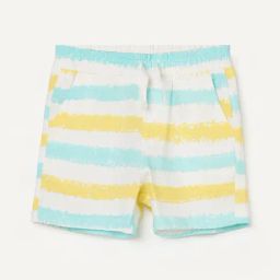 Juniors by Lifestyle Multi Cotton Striped Regular Fit Shorts-image-29