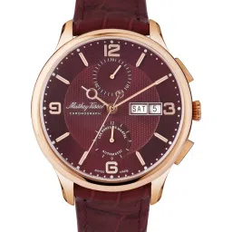 mathey tissot Maroon H1886CHATPR Analog Automatic Watch for Men image 1