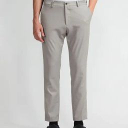 Arrow New York Grey Slim Fit Checks Trousers-image-36