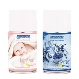 Airance 250 ml Each Baby Powder & Lavender Spray Air Freshener Automatic Spray (Pack of 2)-46