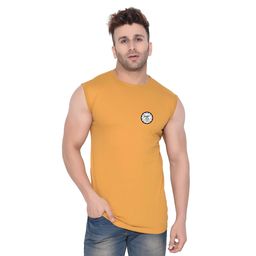 BEYOU FASHION Men Raw Edge Slim Fit T-shirt-picture-17