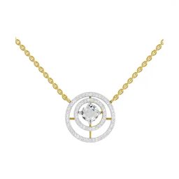 Sparkles Lab Grown Diamond 14k (585) Yellow Gold Pendant for Women-image-32