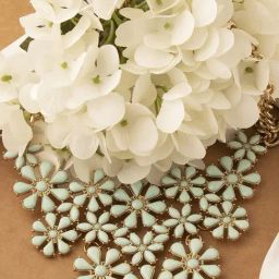 SOHI White Designer Stone Necklace-image-15