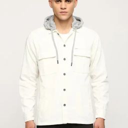 Pepe Jeans Ecru White Cotton Regular Fit Shirt-image-58