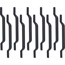 Atom Zinc Black Matte Finish Cabinet/Drawer Handle, CH-ZN-207-SB-08-110 (Pack of 10)-picture-9