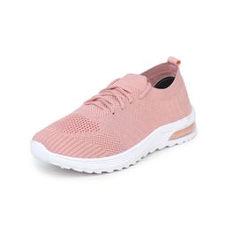 FABBMATE Girls Woven Design Lace-Ups Sneakers-37
