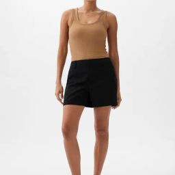 GAP Black Relaxed Fit Solid Shorts-image-94