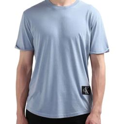Calvin Klein Blue Cotton Regular Fit T-Shirt-image-40