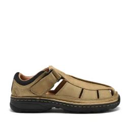 Woodland Men's Khaki Fisherman Sandals-image-9