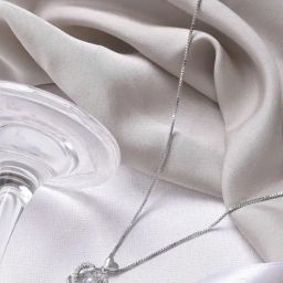 Joker & Witch Viola Heart Silver Princess Necklaces-image-32