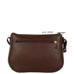 Baggit Brown Color Block Medium Sling Handbag image 3