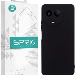 Sprig TPU Matte Back Cover for realme 11x 5G (Black)-image-74